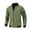 Green, variant on Fesfesfes Jacket for Men's Fashion Casual Baseball Uniform Stand Collar Jacket Solid Pocket Zipper Long Sleeve Tops Jacket Coat Sale Items