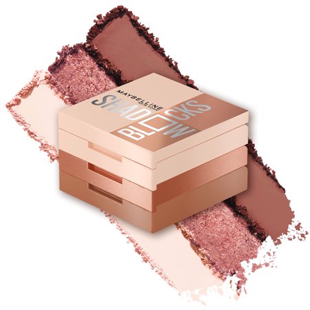 Maybelline New York Shadow Blocks Shadow Blocks Eyeshadow Palette, Stacked Eye Shadow Trio, 82nd & Park Ave, 0.08 oz C36