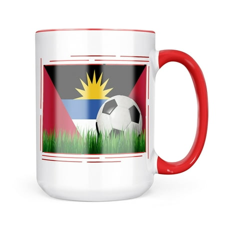 

Neonblond Soccer Team Flag Antigua and Barbuda Mug gift for Coffee Tea lovers