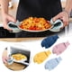 thumbnail image 1 of Guantes de horno resistentes al calor: guantes de silicona antideslizantes engrosadas para microondas, horneado y cocina, previenen la quemadura con un cómodo clip colgante, 1 of 3