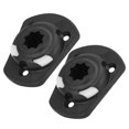 thumbnail image 4 of FAGINEY Deck Side Mount Base, Plastic Boat Deck Side Mount Base Universal DIY Easy Mounting Canoe Kayak Accessory With Screw, 4 of 8