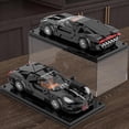 thumbnail image 3 of Voiture Noire Speed Champion Technik Car Building Set & Acrylic Display Case, MOC Classic Race Cars,Creative Cool Vehicles Model Toys(411Pcs), 3 of 5