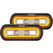 Rigid Industries 53123 SR-L SERIES OFF-ROAD SPREADER POD 3 WIRE SURFACE MOUNT WITH AMB HALO PAIR