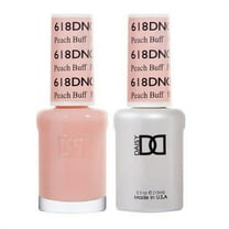 DND 618 Peach Buff Gel & Matching Polish Set - DND Gel & Lacquer