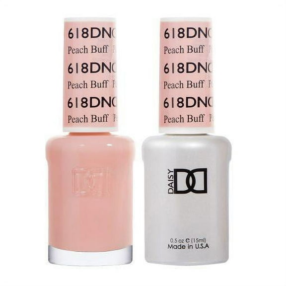 DND 618 Peach Buff Gel & Matching Polish Set - DND Gel & Lacquer