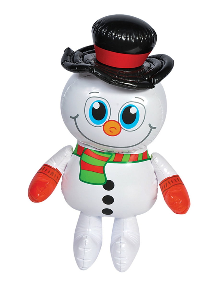 New 24" Inflatable Frosty Snowman Winter Christmas Decoration Walmart