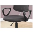 thumbnail image 6 of Kids Office Chair, Adjustable Height Swivel Ergonomic Desk Chair with Armrests - Grey Mesh, Black Metal, Contemporary Style for Home Office, Student Work, 6 of 7