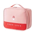 thumbnail image 2 of Guczhu Large Capacity Portable Medication Organizer Bag - Emergency Travel First Aid Storage with Zipper for Business Trips & Household Use, 10.2 x 8.7 x 0.8 in, 2 of 9
