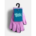 thumbnail image 2 of Wonder Nation Girls Knit Gloves, 3 Pack, 2 of 3