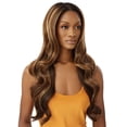 thumbnail image 5 of Outre Human Hair Glam Waves Air Tied Glueless Lace Wig 28" Lace Wigs / Color: DRFF4/GOLDEN SWIRL, 5 of 6