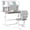Gray 580, variant on Height Adjustable Kids Desk and Chair Set with Tilt Desktop, Storage Drawer and Reading Rack, Pink MDF Study Desk for Writing, Reading and Drawing, 31.5 L x 21.7 W x 42.3 H
