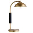 thumbnail image 1 of Henn&Hart 9" Brass/Matte Black Metal Table Lamp, 1 of 10