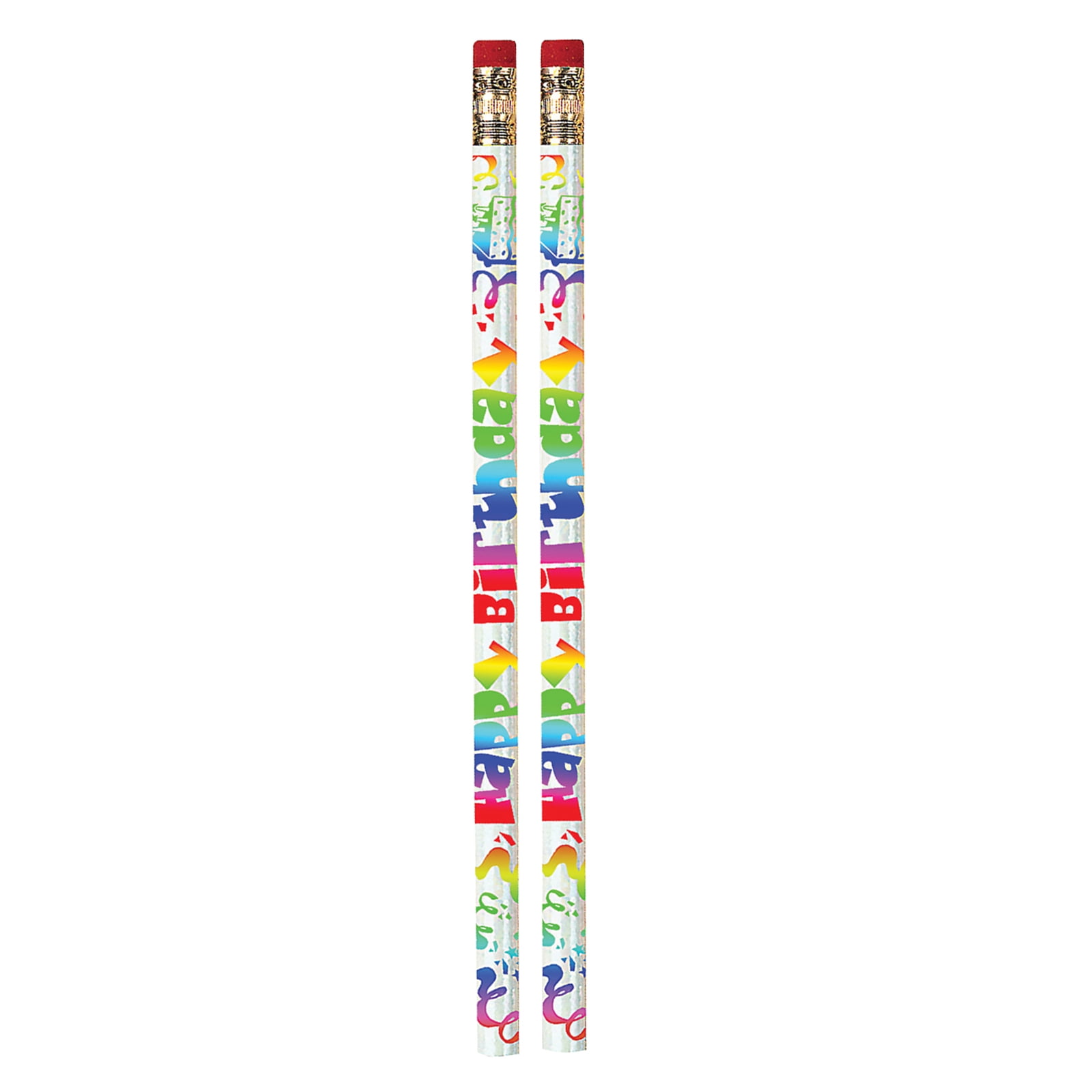 Musgrave Pencil Company Happy Birthday Fiesta Pencils, 12 Per Pack, 12 Packs
