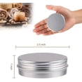thumbnail image 2 of Latas de aluminio OBKJJ, 78 unidades, 60 ml, con tapas de rosca, plateadas, 2 of 6