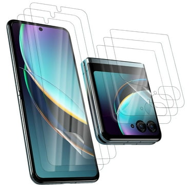 Allytechgroup [3 Pack] Screen Protector Film for Motorola Razr 2024, HD Clear Bubble Free Anti-Scratch Case Friendly Screen Protector for Motorola Razr 2024, Clear