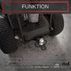 thumbnail image 2 of ATV Hitch Attachments with 2 Bolts, Black Coated Multifunctional Receiver Hitch, 2 of 5