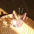 thumbnail image 2 of Cuoff Crystal Butterfly Figurine Glass Butterfly with Crystal Ball Base Crystal Animal Collectibles Figurines Gifts for Women, 2 of 10