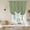 Green, variant on Green Floral Tie Up Curtains 45 Inches Long, Kitchen Window Curtains Over Sink, Spring Flowers Small Window Curtains Shade Balloon Curtains Valances for Bedroom/Cafe 34"x45"