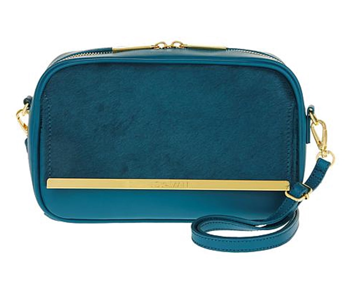 luxe logo crossbody bag