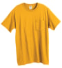 Gold, variant on Fruit of the Loom 5 oz. 100% Heavy Cotton HD Pocket T-Shirt (3931P) Military Green, 2XL
