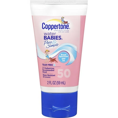 MSD Consumer Care Coppertone Water Babies Sunscreen Lotion, 2 oz