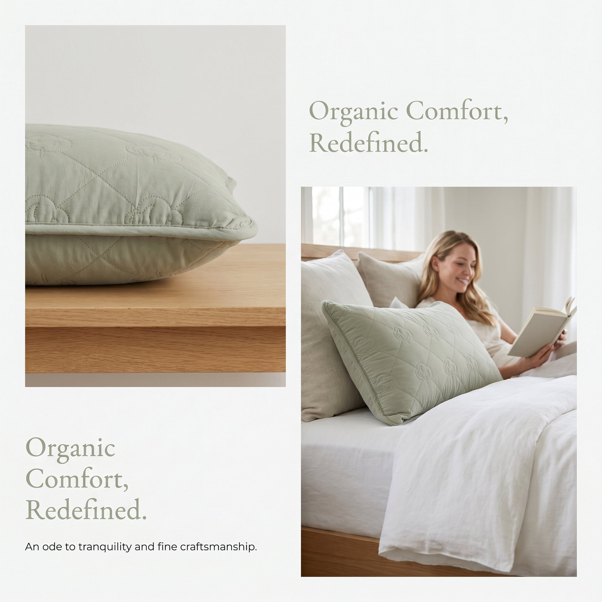 Unique Bargains 1 Pack Breathable Hypoallergenic Cotton Pillow Protector Green