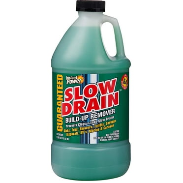 1907 Slow Drain Build Up Remover, Utilizes bacterial/enzyme formulation to dissolve organic matter By Instant Power