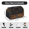 thumbnail image 5 of Sikiie Rustic Cabin Autumn Forest Print Flip Double-layer Pencil Case, All-purpose Stationery Bag for Study and Office, Zipper Design, Unisex, 5 of 7