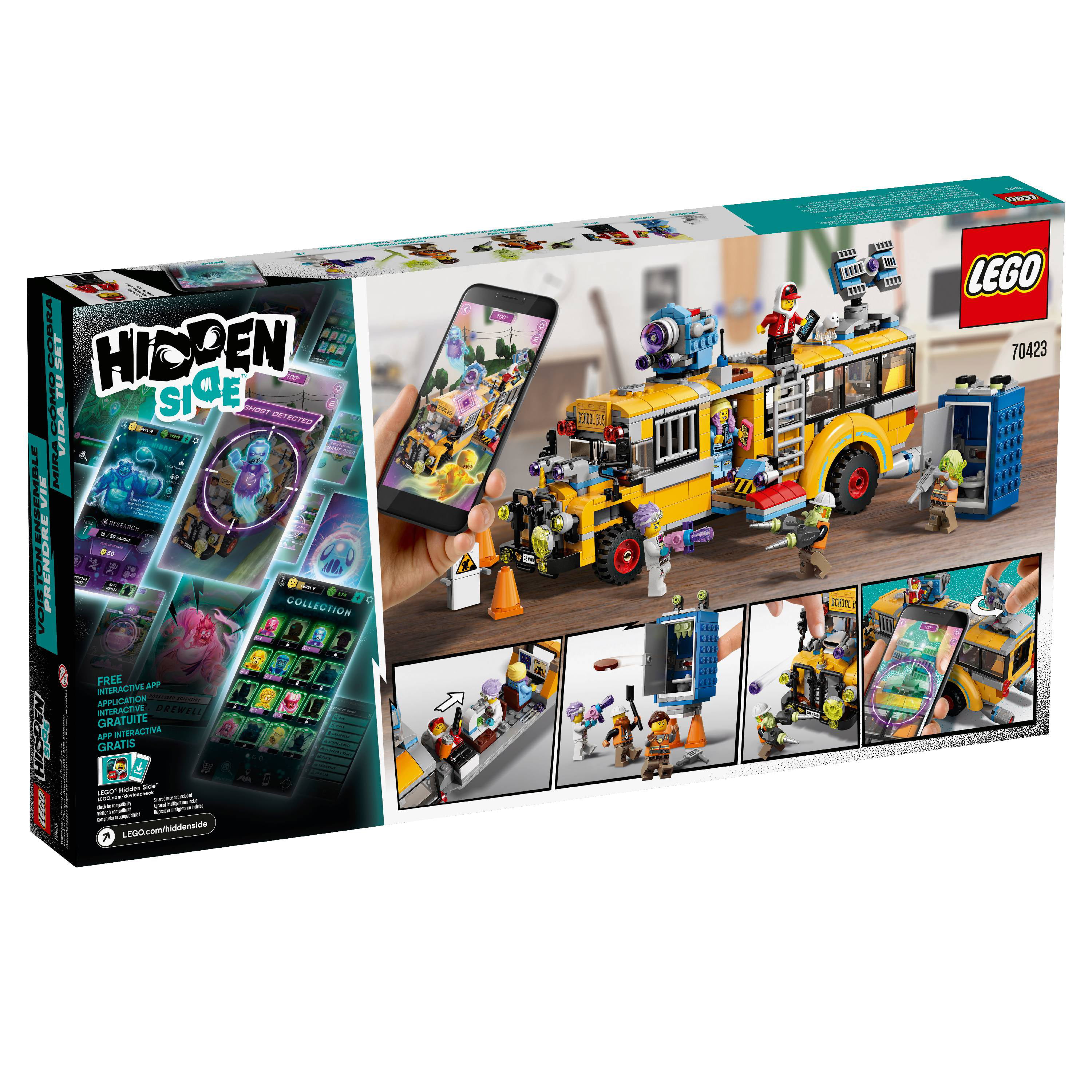 LEGO Hidden Side Paranormal Bus 3000 70423 AR Kit - Walmart.com