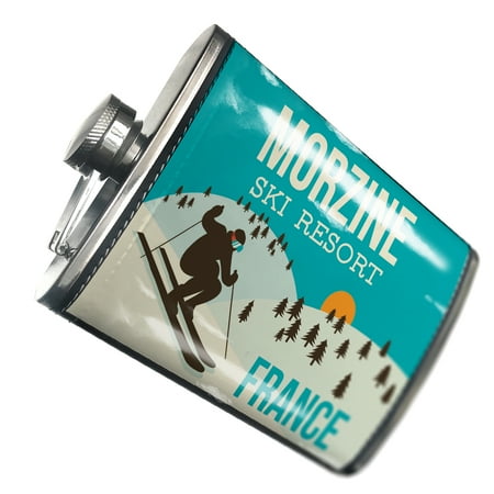 

NEONBLOND Flask Morzine Ski Resort - France Ski Resort
