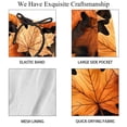 thumbnail image 4 of luoweisi Men's Beach Shorts Quick Dry Swim Trunks with Mesh Lining Maple Leaf XL, 4 of 5