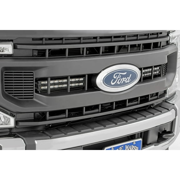 Rough Country 10" Slimeline Grille Mount LED Kit for 20-22 Super Duty - 70898 Fits select: 2020-2023 FORD F250, 2021-2022 FORD F350