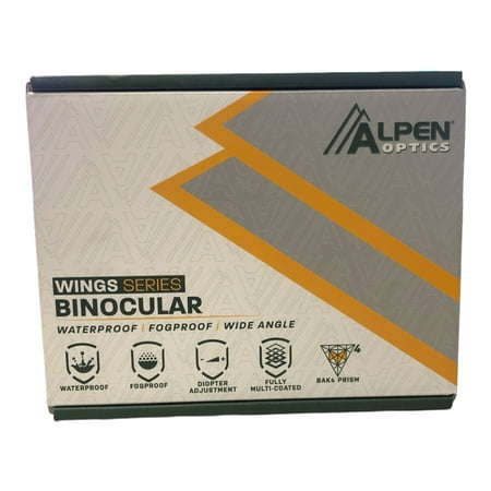 Alpen Wings 10x34 Binoculars Waterproof with