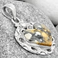 thumbnail image 2 of Heart Maligano Jasper - Indonesia 925 Sterling Silver Pendant Jewelry P-1242 SDP126257, 2 of 5