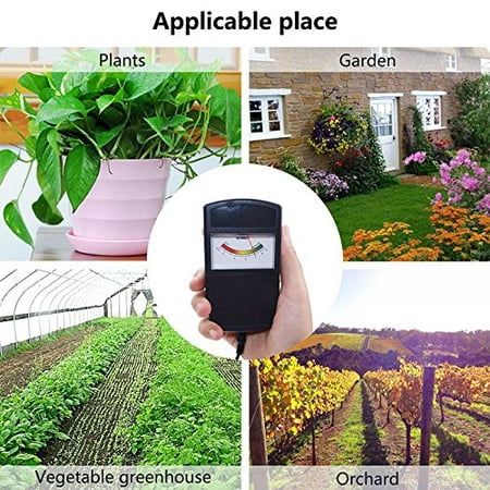 Soil PH Measuring Instrument Tester Meter for Farm Plants Crops Flowers Vegetable and