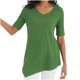 thumbnail image 1 of Moda Mujer Causal V-Cuello Blusa sólida Camiseta de manga corta Tops de verano Fridja  zx3218, 1 of 8