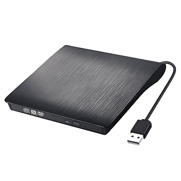 SUTENGDA External Cd/Dvd Drive for Laptop Dual-Port Type-C&Usb3.0 Cd Burnerdvd Player for Laptop External Optical Drive Box Computers