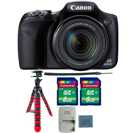 Canon PowerShot SX530 HS Digital Camera with Accessories | Walmart
