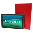 thumbnail image 4 of Bundle Visual Land Prestige 10” 32GB Tablet, Noise Cancellation Earbuds, Keyboard, Red, 4 of 4