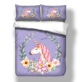 thumbnail image 3 of Juego de cama Sleepy Unicorn de colores, 3 of 3