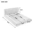 thumbnail image 7 of MAYEERTY Cloud Rest Cotton-Linen Blend Compressed Bed Queen Size Mattress Foundation with Headboard,Universal Fit, Hybrid Support Tool-Free Assembly, 7 of 7