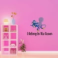 thumbnail image 3 of Boys I belong in the Ocean Cute Sports Wall Decal Decoration Ocean Lovers Quote Wall Vinyl Wall Decal Lasts Years and Easily Removable - Size: 30 In(W) x 21 In(H), 3 of 5
