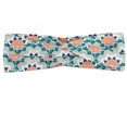 thumbnail image 1 of Floral Headband, Mandala Turkish Ottoman Flowers Oriental Classic Bohemian Pattern, Elastic and Soft Women's Bandana for Sports and Everyday Use, Grey Red Coconut, by Ambesonne, 1 of 3