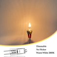 thumbnail image 2 of G4 G5.3 Lámpara halógena de perlas 12v 10W20W Lámpara de cristal Microscopio Instrumento Pin Bombilla halógena de tungsteno, 2 of 5