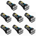 thumbnail image 1 of Carga USB 4 LED + COB Cuentas Linterna fuerte Pantalla de potencia Antorcha portátil, 1 of 5