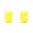 thumbnail image 2 of Transemion Modern And Functional Cat Shaped Sponge Holder With Silicone Storage Box yellow 2Set, 2 of 6