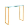 thumbnail image 1 of Heavenly Collection Medium Gold Console Table, 1 of 8