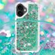 thumbnail image 4 of For iPhone 17 TPU Case Quicksand Phone Cover with Lanyard - Laser Hearts, 4 of 5