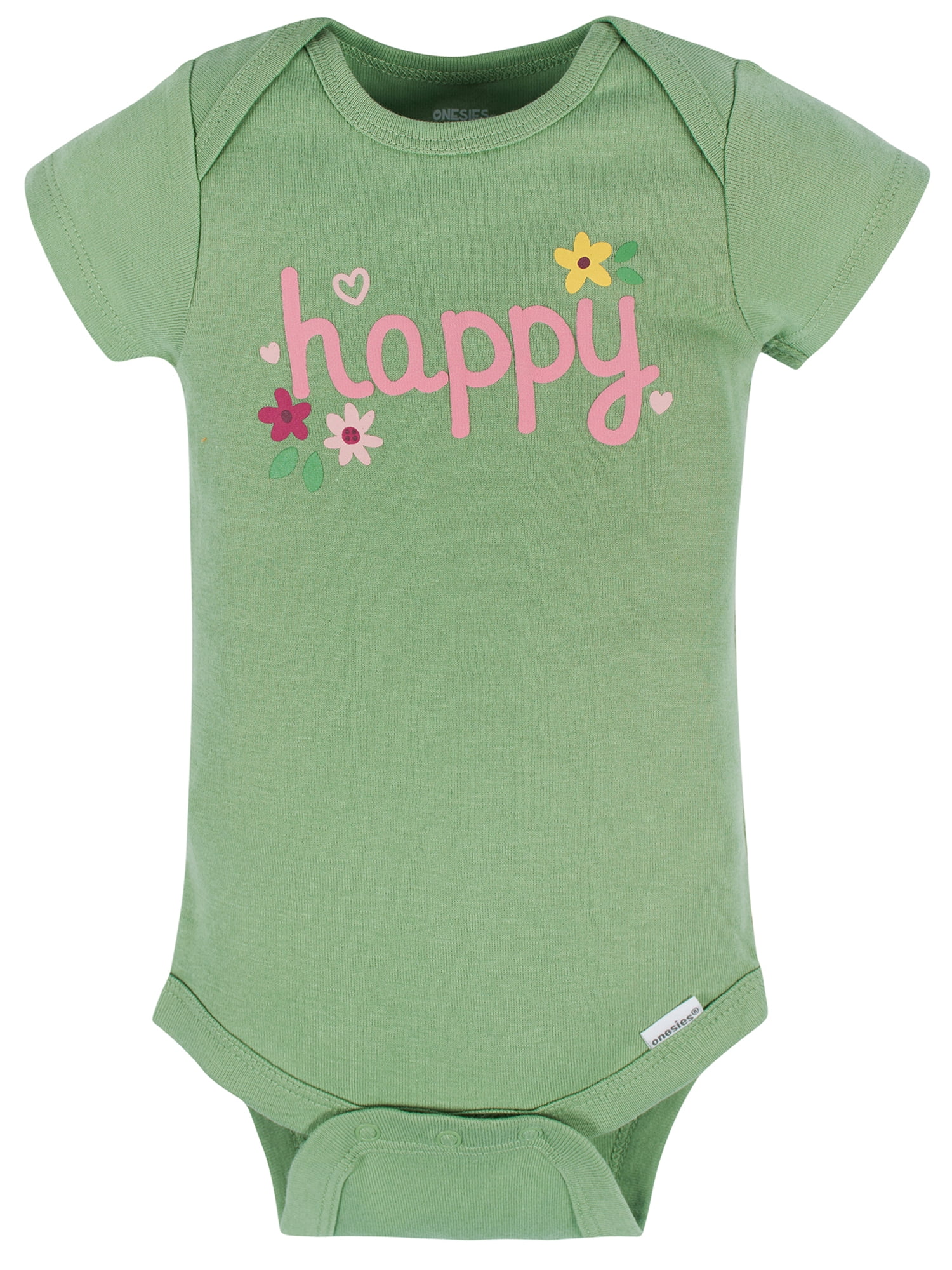 Onesies Brand Baby Girl Bodysuits, 8-Pack, Sizes Newborn - 12 Months