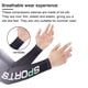 thumbnail image 2 of Mangas de sol de compresión con protección UV para hombres y mujeres, bloqueador solar de verano, ciclismo, conducción, golf, correr, blanco, S, 2 of 5